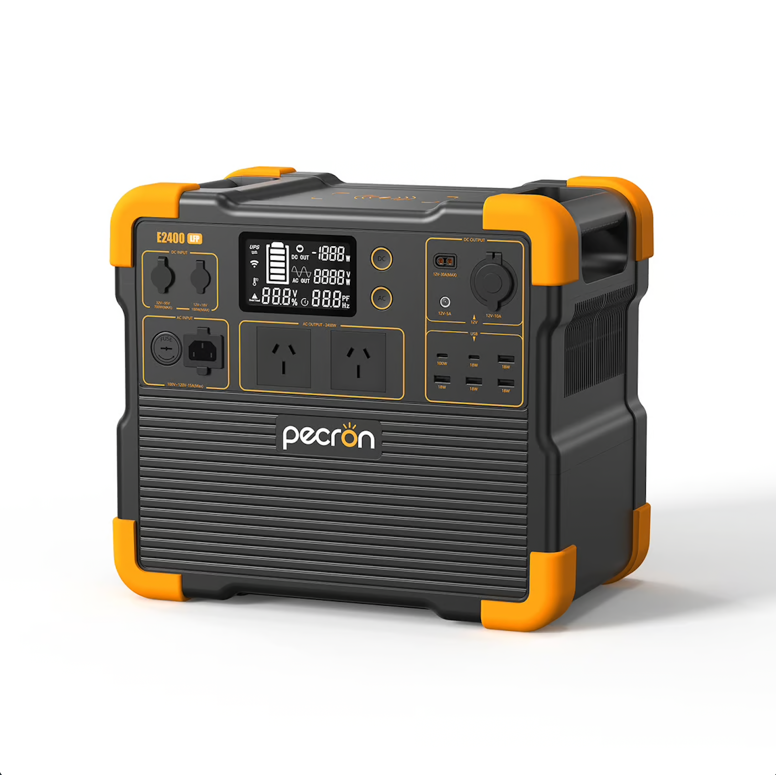PECRON E2400LFP Australian Outlet - Right angle