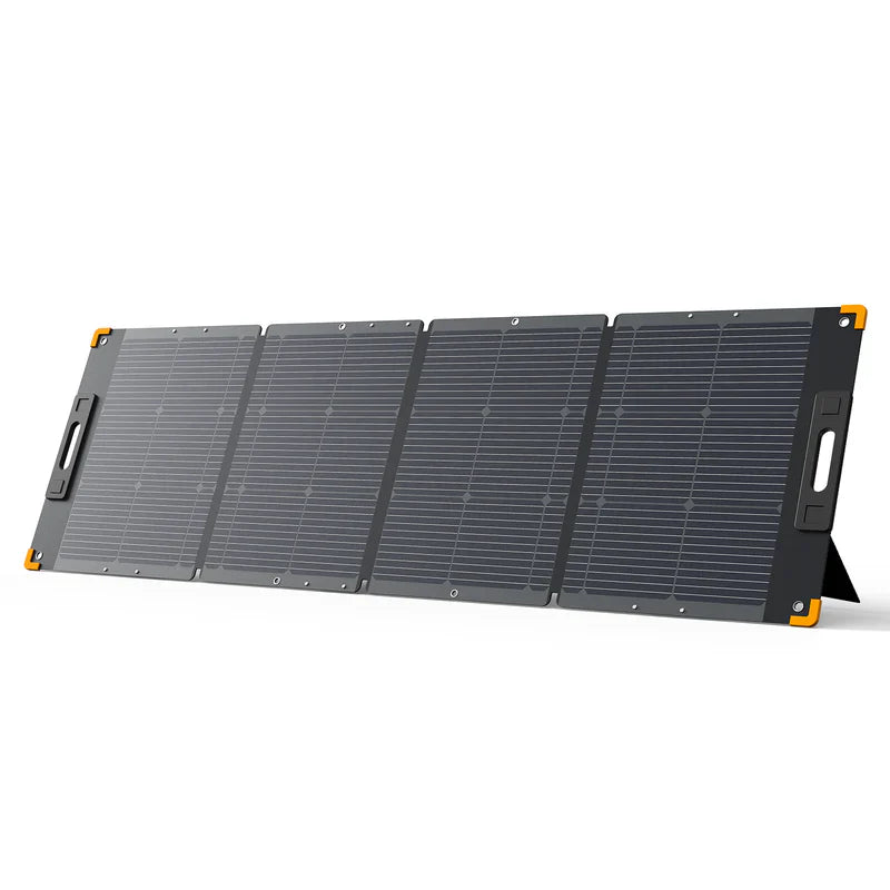 Foldable Pecron PV300 solar panel on a white background